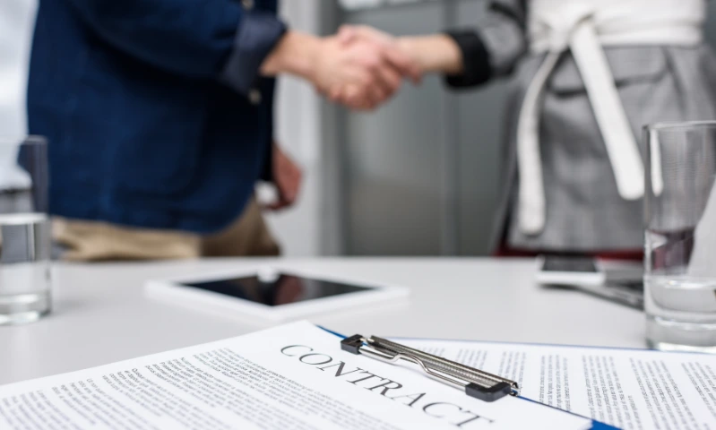 Contract and temporary staffing illustration