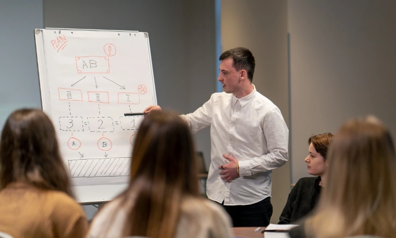 Corporate training illustration